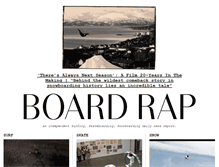 Tablet Screenshot of boardrap.com